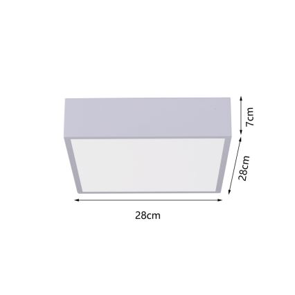 Immax NEO 07238L - LED Dimmable ceiling light CANTO LED/22W/230V white Tuya + remote control