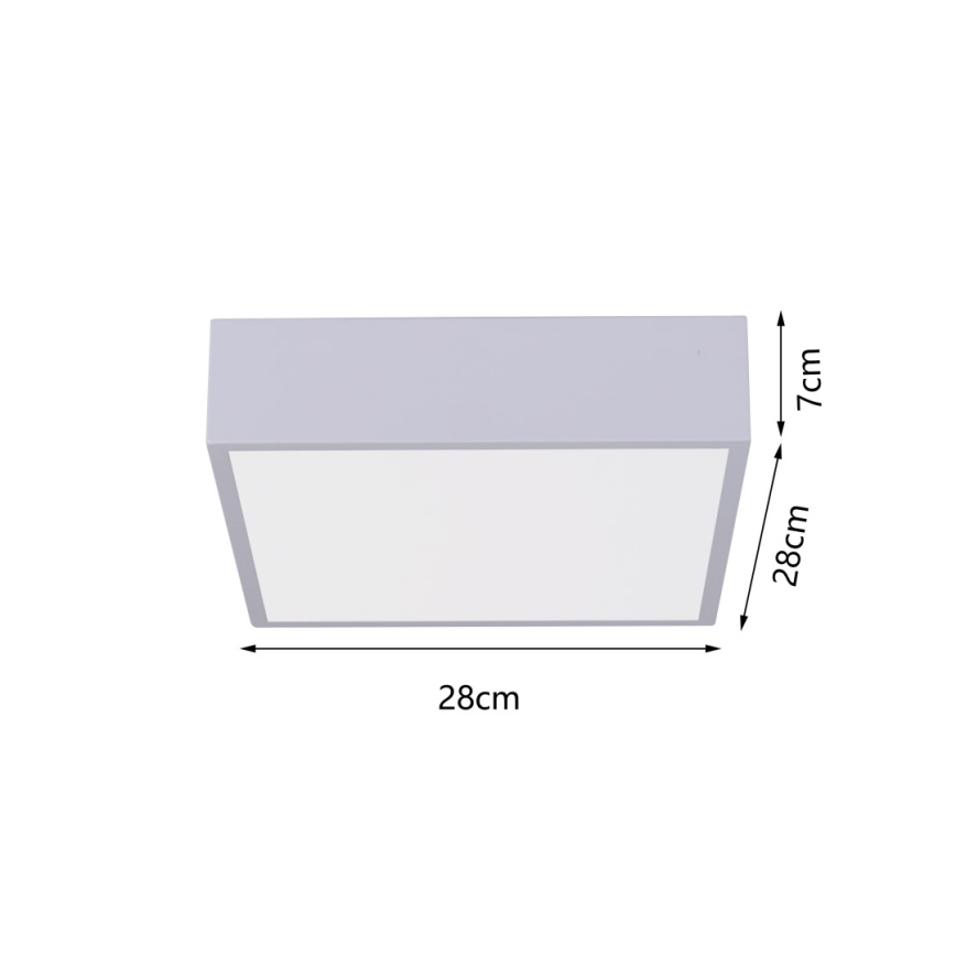 Immax NEO 07238L - LED Dimmable ceiling light CANTO LED/22W/230V white Tuya + remote control