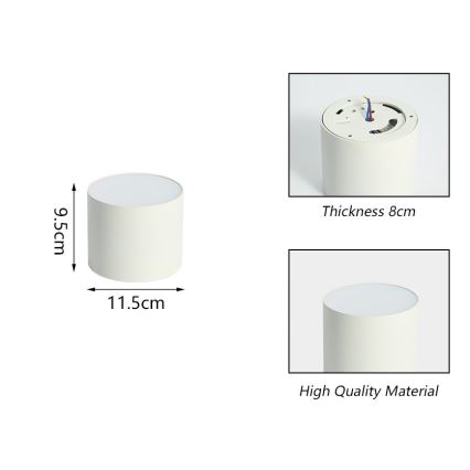 Immax NEO 07241L - LED Dimmable ceiling light RONDATE LED/18W/230V 11,5cm Wi-Fi Tuya