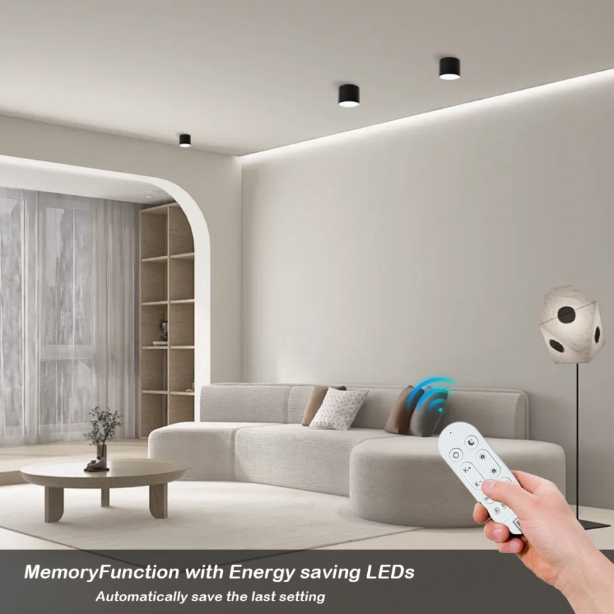 Immax NEO 07242L - RONDATE Dimmable LED Ceiling Light LED/18W/230V 11.5 cm Wi-Fi Tuya