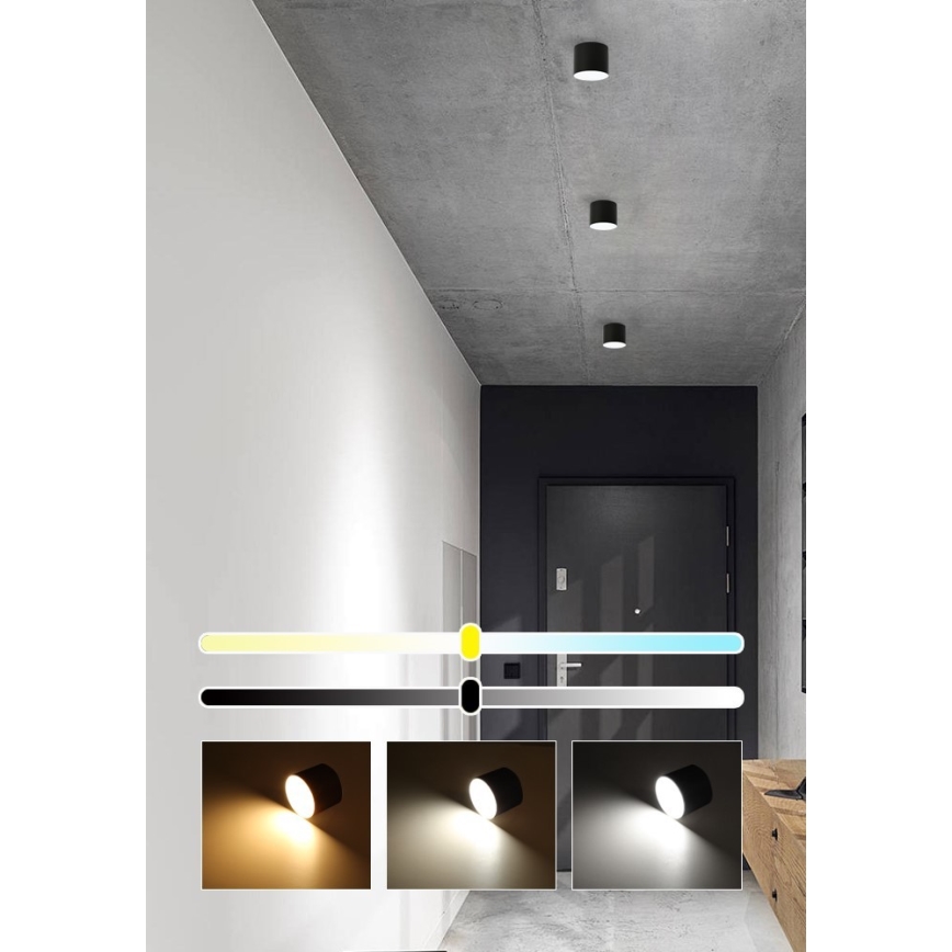 Immax NEO 07242L - RONDATE Dimmable LED Ceiling Light LED/18W/230V 11.5 cm Wi-Fi Tuya