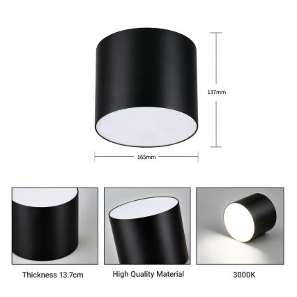 Immax NEO 07244L - LED Dimmable ceiling light RONDATE LED/32W/230V 16,5 cm Wi-Fi Tuya