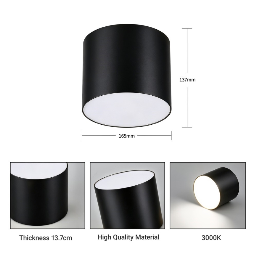 Immax NEO 07244L - LED Dimmable ceiling light RONDATE LED/32W/230V 16,5 cm Wi-Fi Tuya