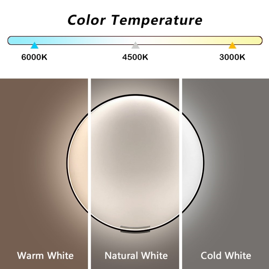 Immax NEO 07245-80 - LED Dimmable wall light FINO LED/50W/230V 2700-6500K 80 cm Tuya + remote control