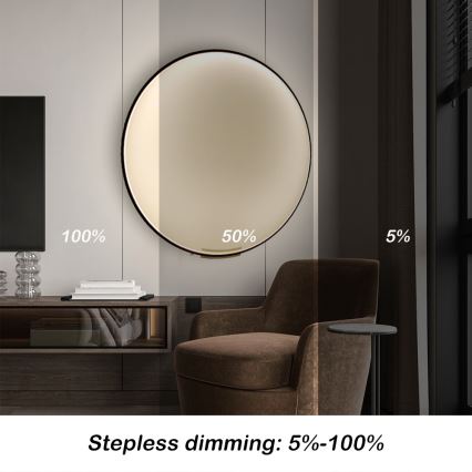 Immax NEO 07245-80 - LED Dimmable wall light FINO LED/50W/230V 2700-6500K 80 cm Tuya + remote control