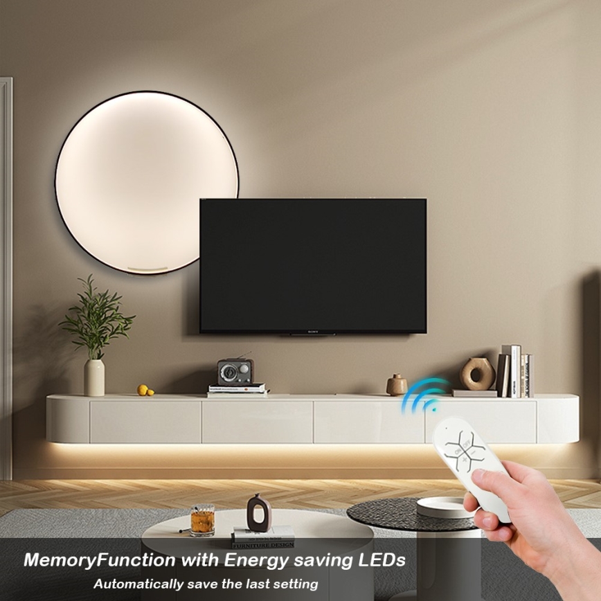Immax NEO 07245-80 - LED Dimmable wall light FINO LED/50W/230V 2700-6500K 80 cm Tuya + remote control