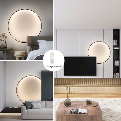 Immax NEO 07245-80 - LED Dimmable wall light FINO LED/50W/230V 2700-6500K 80 cm Tuya + remote control
