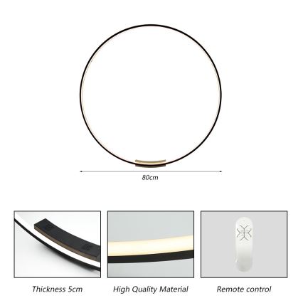 Immax NEO 07245-80 - LED Dimmable wall light FINO LED/50W/230V 2700-6500K 80 cm Tuya + remote control