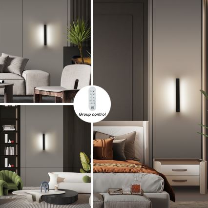 Immax NEO 07247L - LED Dimmable outdoor wall light LINK LED/40W/230V Wi-Fi Tuya IP44 + remote control