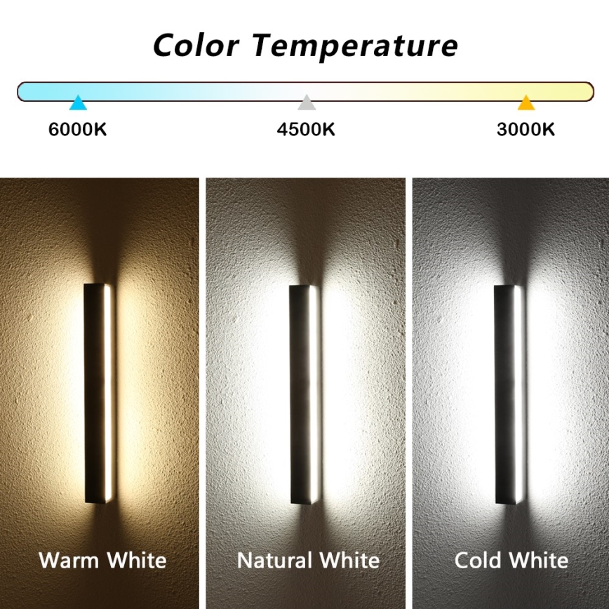 Immax NEO 07247L - LED Dimmable outdoor wall light LINK LED/40W/230V Wi-Fi Tuya IP44 + remote control