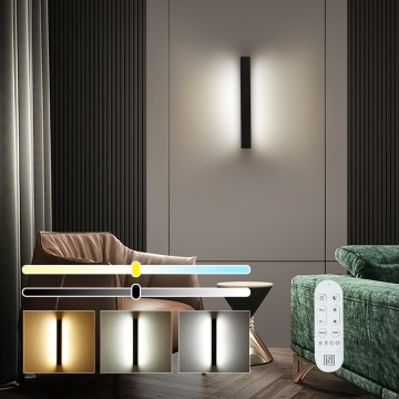 Immax NEO 07247L - LED Dimmable outdoor wall light LINK LED/40W/230V Wi-Fi Tuya IP44 + remote control