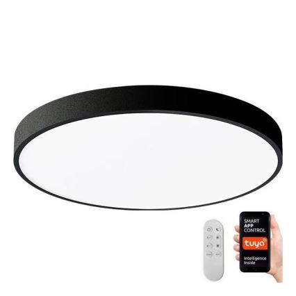 Immax NEO 07248L - LED Dimmable ceiling light NEO LITE SEMPLICI LED/36W/230V 3000-6000K Wi-Fi Tuya black + remote control