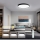 Immax NEO 07249L - LED Dimmable ceiling light NEO LITE SEMPLICI LED/48W/230V 3000-6000K Wi-Fi Tuya black + remote control