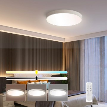 Immax NEO 07251L - LED Dimmable ceiling light NEO LITE SEMPLICI LED/36W/230V 3000-6000K Wi-Fi Tuya white + remote control