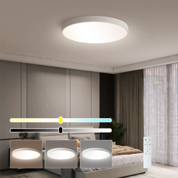 Immax NEO 07252L - LED Dimmable ceiling light NEO LITE SEMPLICI LED/48W/230V 3000-6000K Wi-Fi Tuya white + remote control