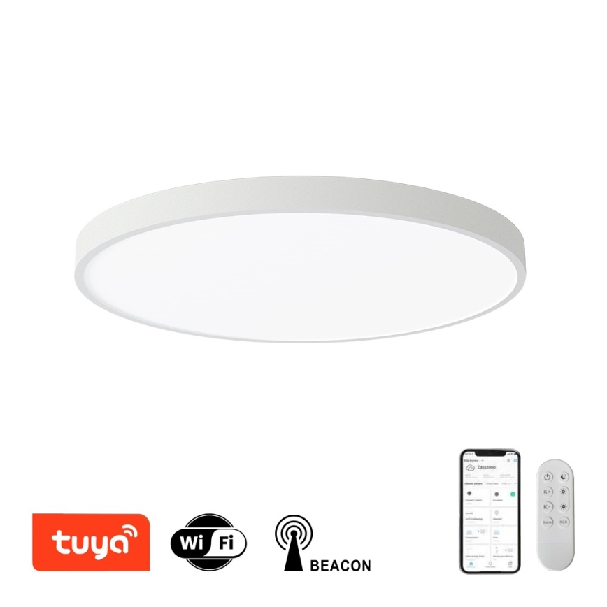 Immax NEO 07253L - LED Dimmable ceiling light NEO LITE SEMPLICI LED/60W/230V 3000-6000K Wi-Fi Tuya white + remote control