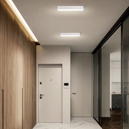 Immax NEO 07257L - LED Dimmable ceiling light NEO LITE LUNGO LED/20W/230V 3000-6000K Wi-Fi Tuya white + remote control