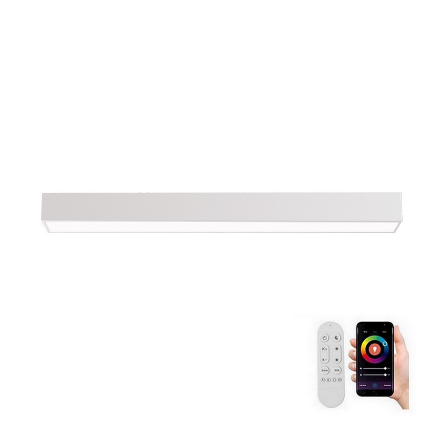 Immax NEO 07258L - LED Dimmable ceiling light NEO LITE LUNGO LED/29W/230V 3000-6000K Wi-Fi Tuya white + remote control