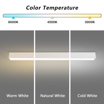 Immax NEO 07259L - LED Dimmable ceiling light NEO LITE LUNGO LED/38W/230V 3000-6000K Wi-Fi Tuya white + remote control
