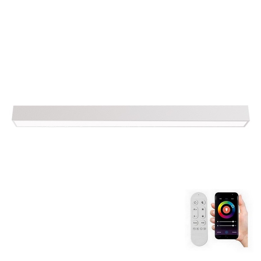 Immax NEO 07259L - LED Dimmable ceiling light NEO LITE LUNGO LED/38W/230V 3000-6000K Wi-Fi Tuya white + remote control