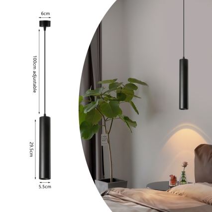 Immax NEO 07271Z - LED RGB+CCT Dimmable chandelier on a string NEO PUNTO 1xGU10/4,8W/230V Tuya