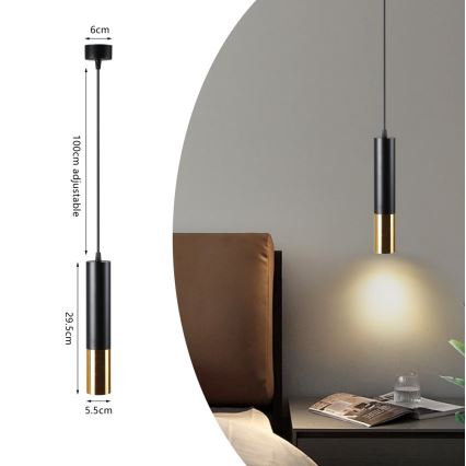 Immax NEO 07272W - LED RGB+CCT Dimmable chandelier on a string NEO LITE PUNTO 1xGU10/6W/230V Tuya