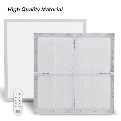 Immax NEO 07277L - LED Dimmable bathroom ceiling light NEO LITE FRAME LED/50W/230V IP44 Wi-Fi Tuya +remote control white