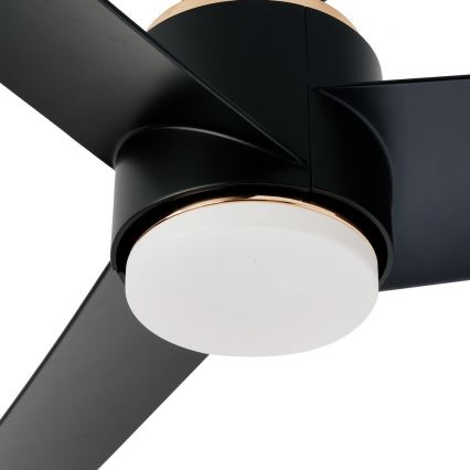 Immax NEO 07280L - LED Dimmable ceiling fan BEAUTY LED/18W/230V Wi-Fi Tuya black + remote control