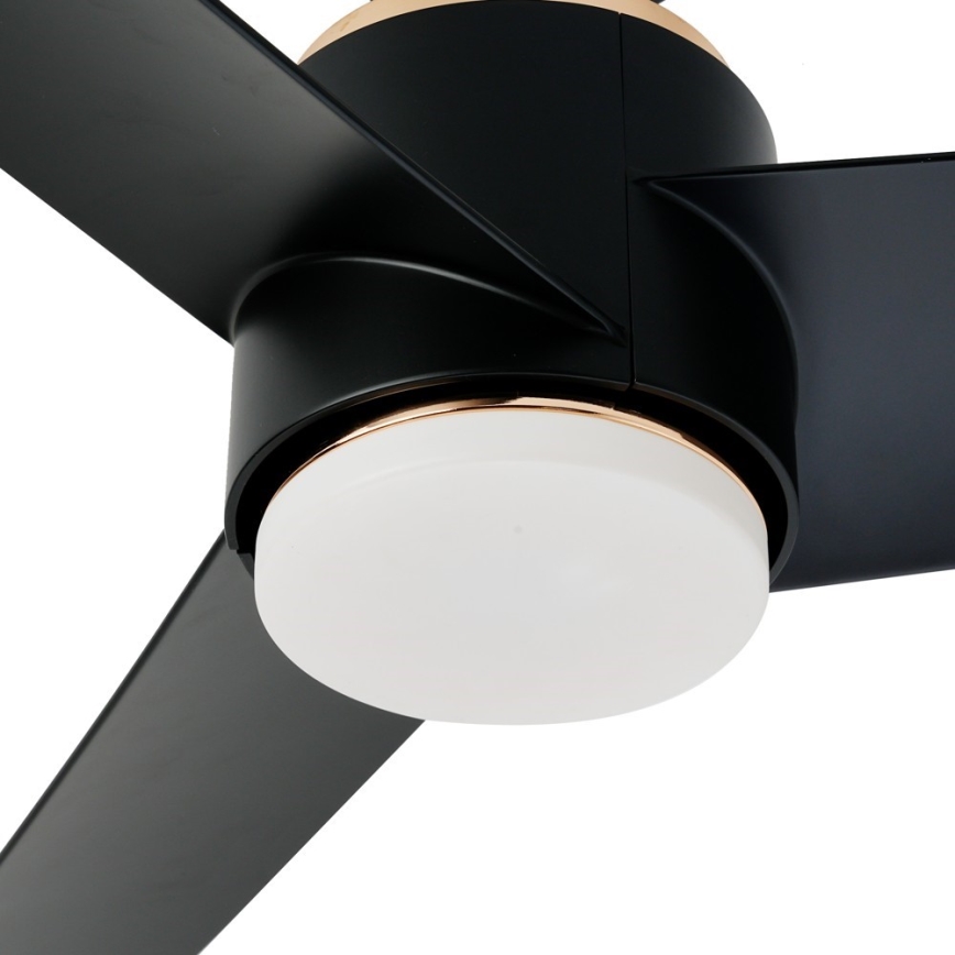 Immax NEO 07280L - LED Dimmable ceiling fan BEAUTY LED/18W/230V Wi-Fi Tuya black + remote control