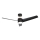Immax NEO 07280L - LED Dimmable ceiling fan BEAUTY LED/18W/230V Wi-Fi Tuya black + remote control