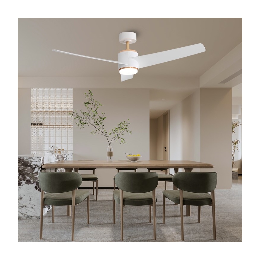 Immax NEO 07281L - LED+CCT Dimmable Ceiling Fan BEAUTY LED/18W/230V 3000/4000/6000K Tuya Wi-Fi + Remote Control