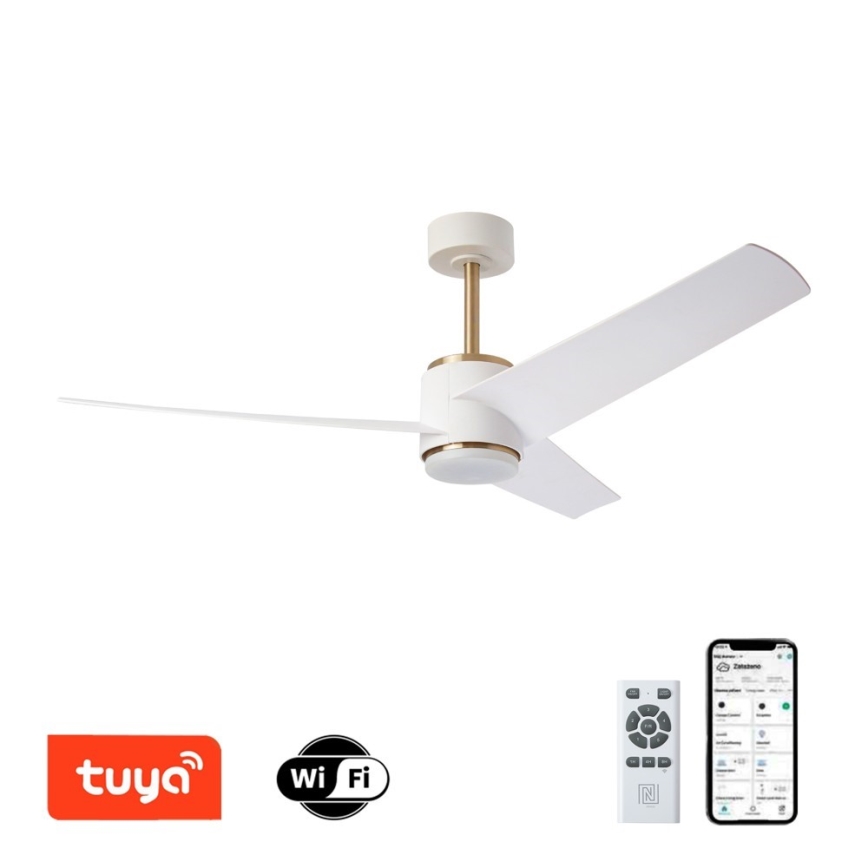 Immax NEO 07281L - LED+CCT Dimmable Ceiling Fan BEAUTY LED/18W/230V 3000/4000/6000K Tuya Wi-Fi + Remote Control