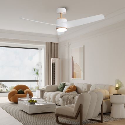 Immax NEO 07281L - LED+CCT Dimmable ceiling fan BEAUTY LED/18W/230V 3000/4000/6000K Tuya Wi-Fi Ø 132 cm + remote control