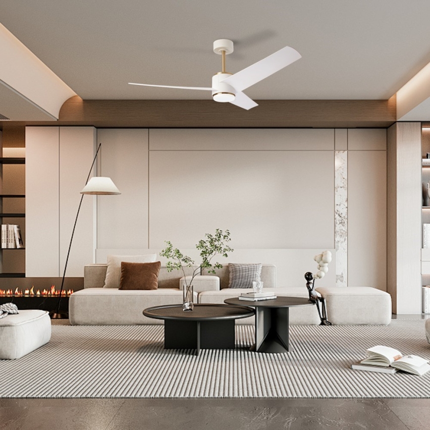 Immax NEO 07281L - LED+CCT Dimmable ceiling fan BEAUTY LED/18W/230V 3000/4000/6000K Tuya Wi-Fi Ø 132 cm + remote control