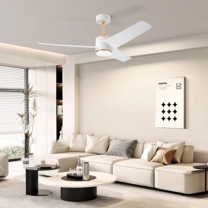 Immax NEO 07281L - LED+CCT Dimmable ceiling fan BEAUTY LED/18W/230V 3000/4000/6000K Tuya Wi-Fi Ø 132 cm + remote control