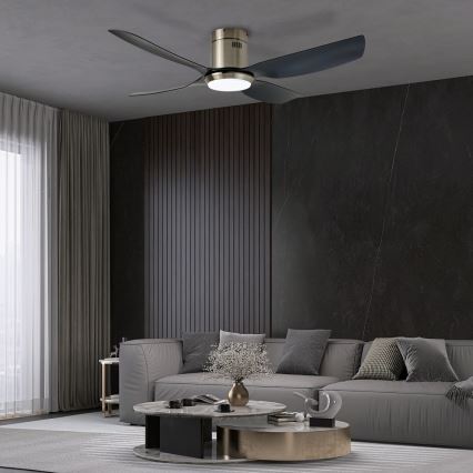 Immax NEO 07282L - LED+CCT Dimmable ceiling fan PURE LED/24W/230V 3000/4000/6000K Wi-Fi Tuya Ø 132 cm + remote control