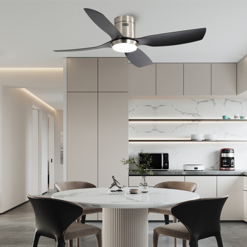 Immax NEO 07282L - LED+CCT Dimmable Ceiling Fan PURE LED/24W/230V 3000/4000/6000K Wi‑Fi Tuya + Remote Control