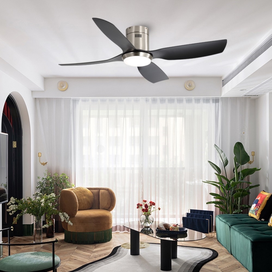 Immax NEO 07282L - LED+CCT Dimmable Ceiling Fan PURE LED/24W/230V 3000/4000/6000K Wi‑Fi Tuya + Remote Control