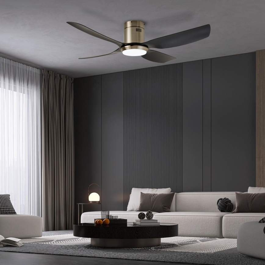 Immax NEO 07282L - LED+CCT Dimmable Ceiling Fan PURE LED/24W/230V 3000/4000/6000K Wi‑Fi Tuya + Remote Control