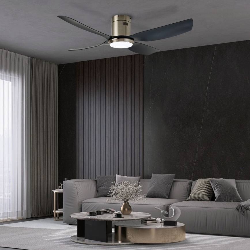 Immax NEO 07282L - LED+CCT Dimmable Ceiling Fan PURE LED/24W/230V 3000/4000/6000K Wi‑Fi Tuya + Remote Control