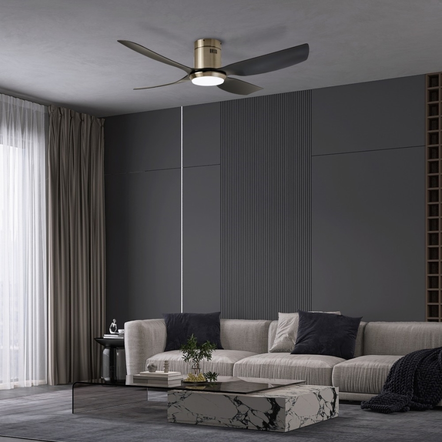 Immax NEO 07282L - LED+CCT Dimmable Ceiling Fan PURE LED/24W/230V 3000/4000/6000K Wi‑Fi Tuya + Remote Control