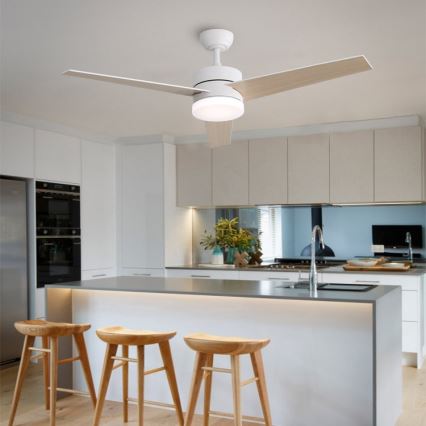 Immax NEO 07284L - LED+CCT Dimmable Ceiling Fan VARIABLE LED/24W/230V 3000/4000/6000K Wi-Fi Tuya + remote control