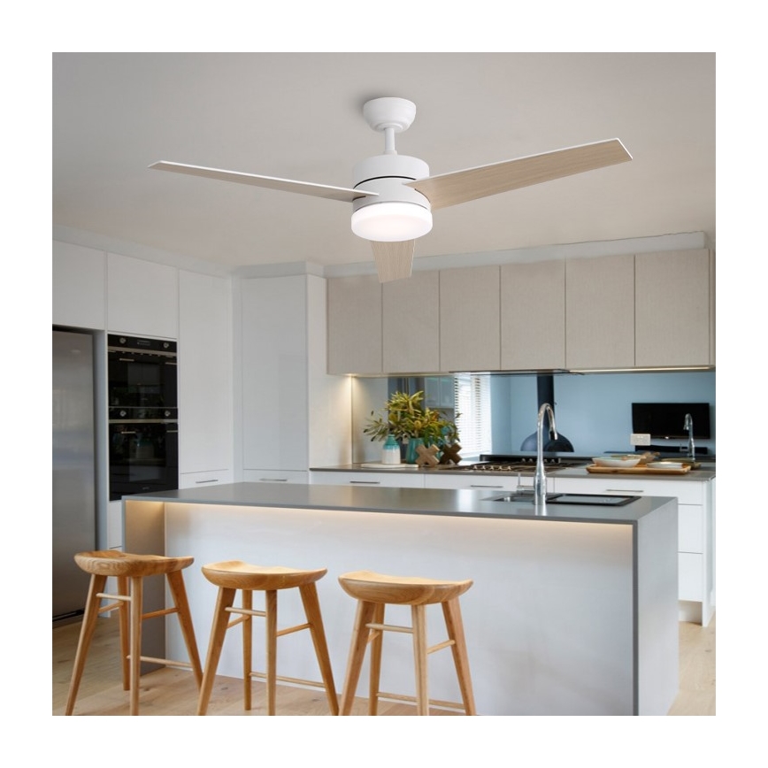 Immax NEO 07284L - LED+CCT Dimmable Ceiling Fan VARIABLE LED/24W/230V 3000/4000/6000K Wi-Fi Tuya + remote control