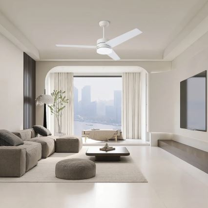Immax NEO 07284L - LED+CCT Dimmable Ceiling Fan VARIABLE LED/24W/230V 3000/4000/6000K Wi-Fi Tuya + remote control