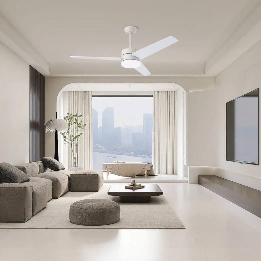 Immax NEO 07284L - LED+CCT Dimmable Ceiling Fan VARIABLE LED/24W/230V 3000/4000/6000K Wi-Fi Tuya + remote control