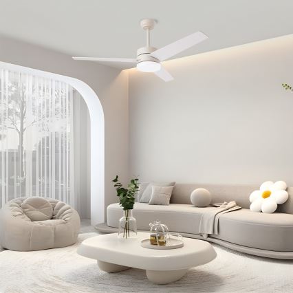 Immax NEO 07284L - LED+CCT Dimmable Ceiling Fan VARIABLE LED/24W/230V 3000/4000/6000K Wi-Fi Tuya + remote control