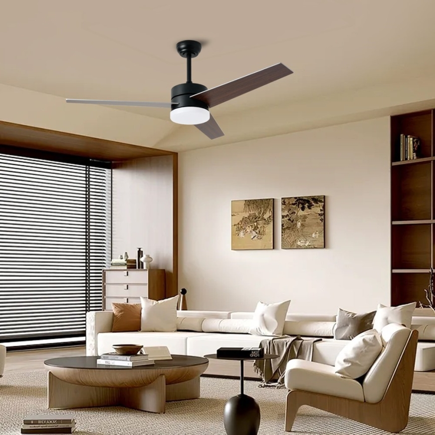 Immax NEO 07285L - LED+CCT Dimmable ceiling fan VARIABLE LED/24W/230V 3000/4000/6000K Wi-Fi Tuya Ø 132 cm + remote control
