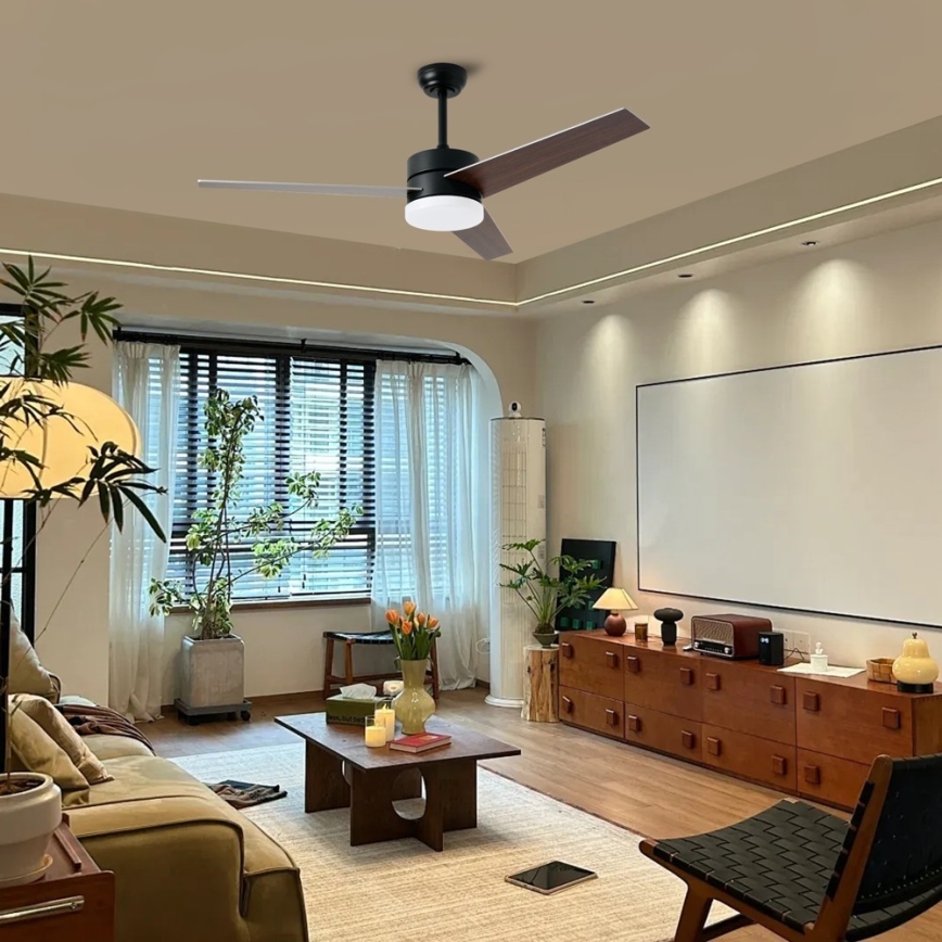 Immax NEO 07285L - LED+CCT Dimmable ceiling fan VARIABLE LED/24W/230V 3000/4000/6000K Wi-Fi Tuya Ø 132 cm + remote control