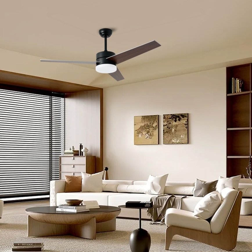 Immax NEO 07285L - LED+CCT Dimmable ceiling fan VARIABLE LED/24W/230V 3000/4000/6000K Tuya Wi-Fi + remote control
