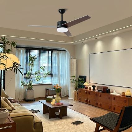 Immax NEO 07285L - LED+CCT Dimmable ceiling fan VARIABLE LED/24W/230V 3000/4000/6000K Tuya Wi-Fi + remote control